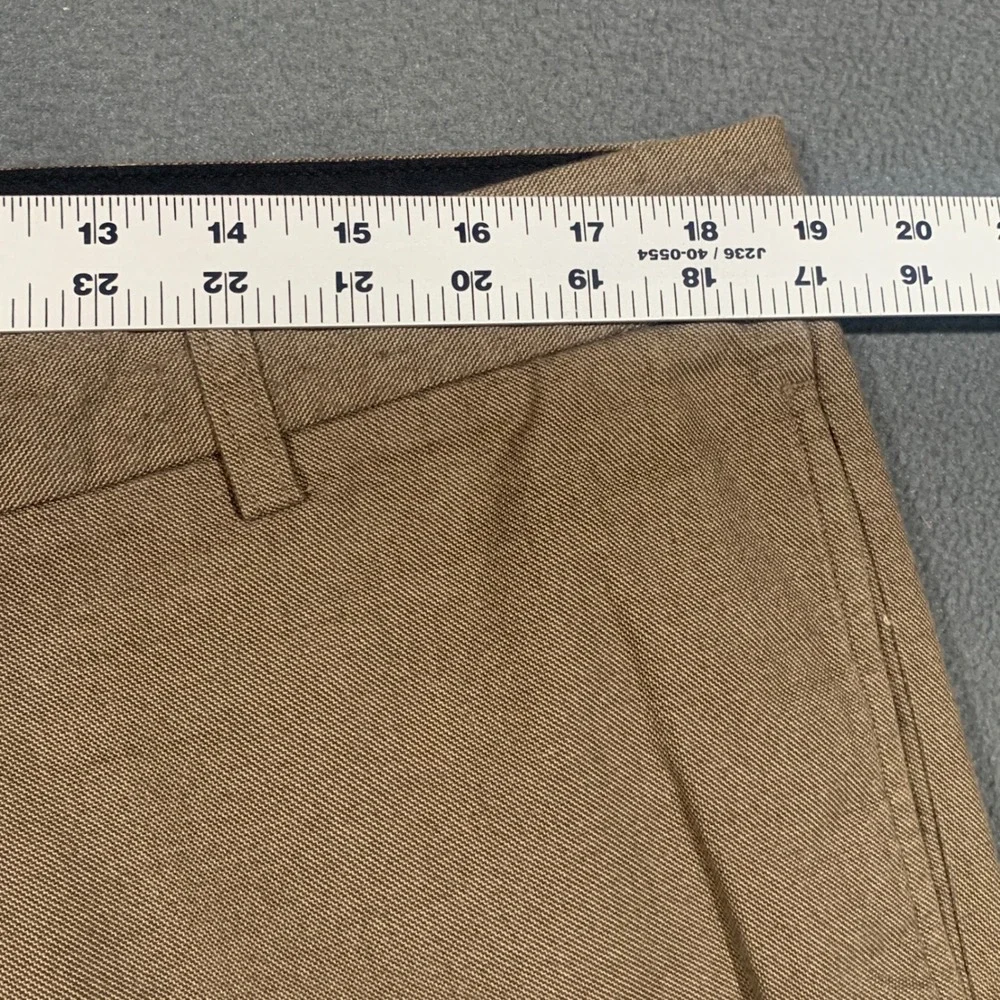 Banana Republic Gavin Chino Pants Mens 38x30 Brown Cotton Straight Leg Trousers